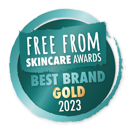 Free From Skincare Awards Best Brand Gold 