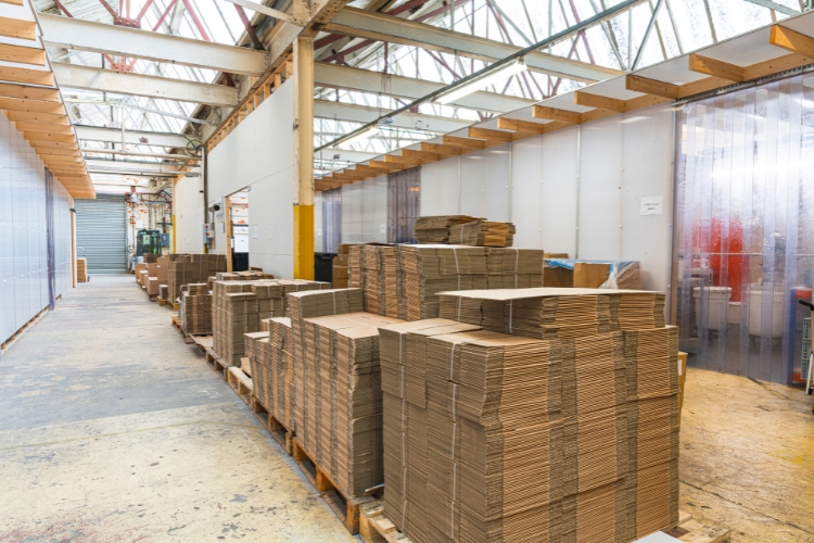 clean packaging and dispatch facility corridor at the NSS manufacturing plan