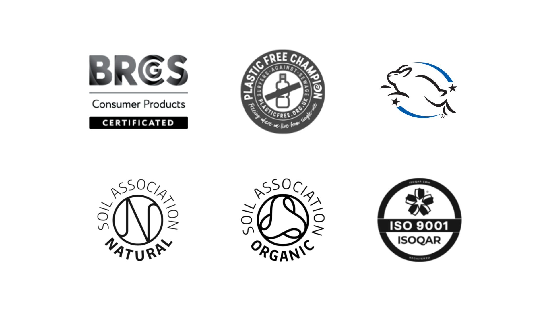 Various logos of accreditations